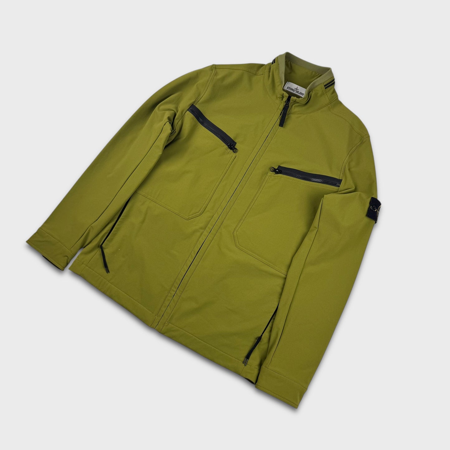 Stone Island Acid Green Comfort Shell Jacket L