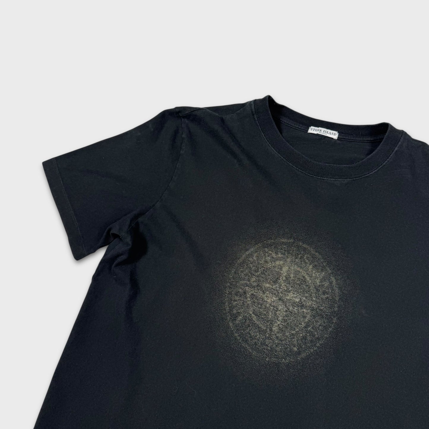 Stone Island Black Blur Graphic T-Shirt XL