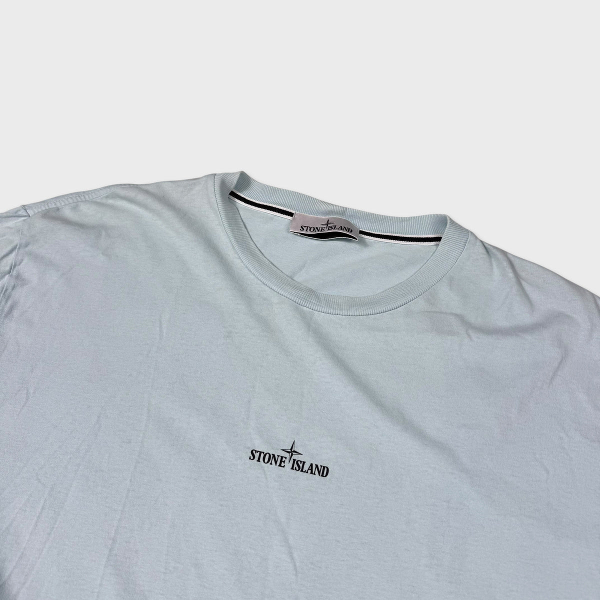 Stone Island Baby Blue Graphic T-Shirt 3XL
