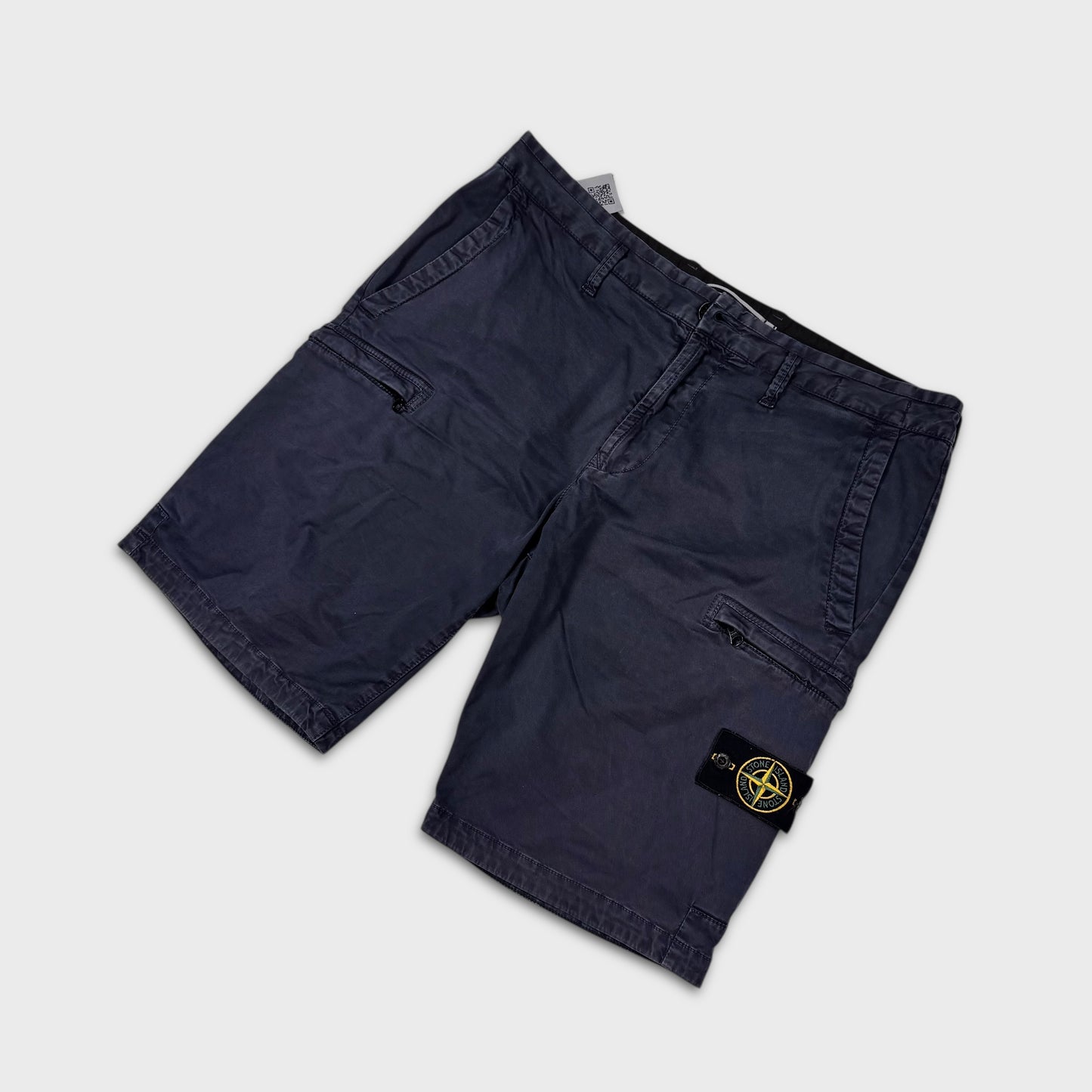 Stone Island Navy Cargo Shorts W34