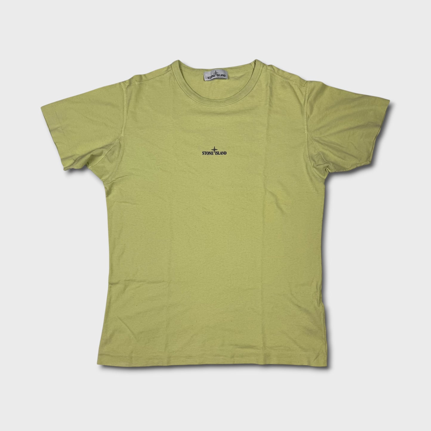 Stone Island Lime Yellow T-Shirt L