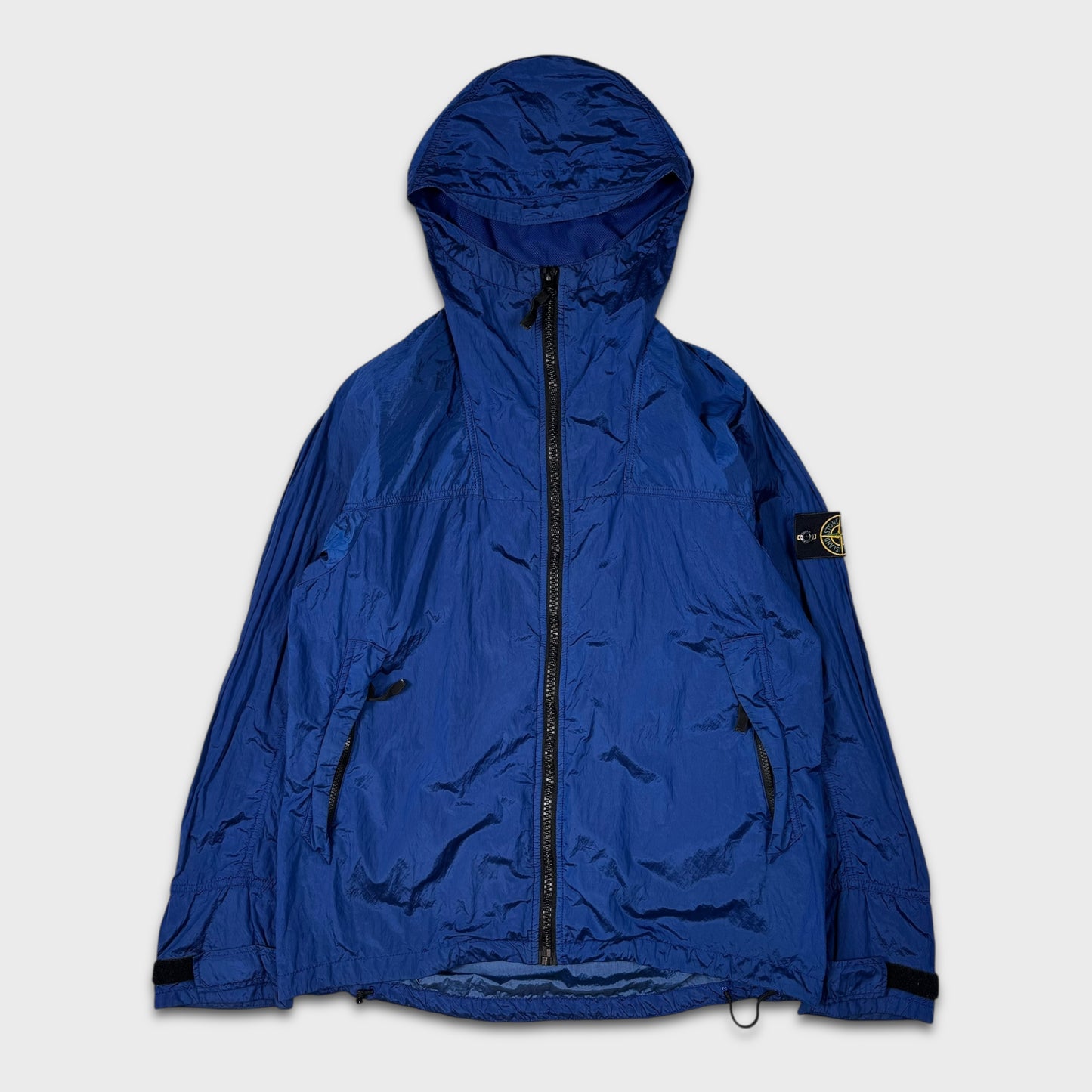 Stone Island Royal Blue Nylon Metal Watro Jacket L
