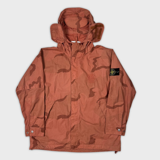 Stone Island x Supreme Brushed 2C Camo Riot Mask Jacket S