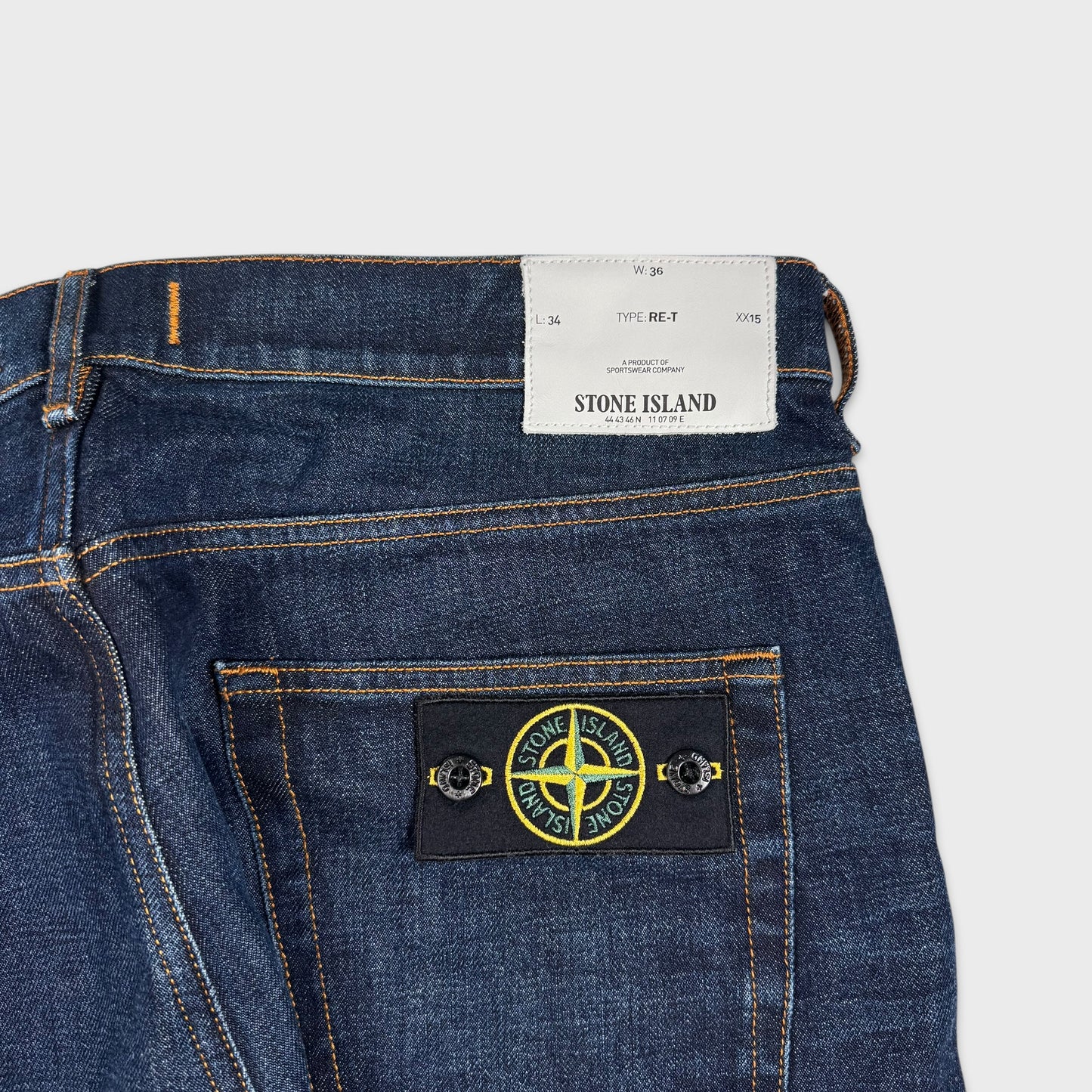 Stone Island Dark Blue Denim Jeans W36