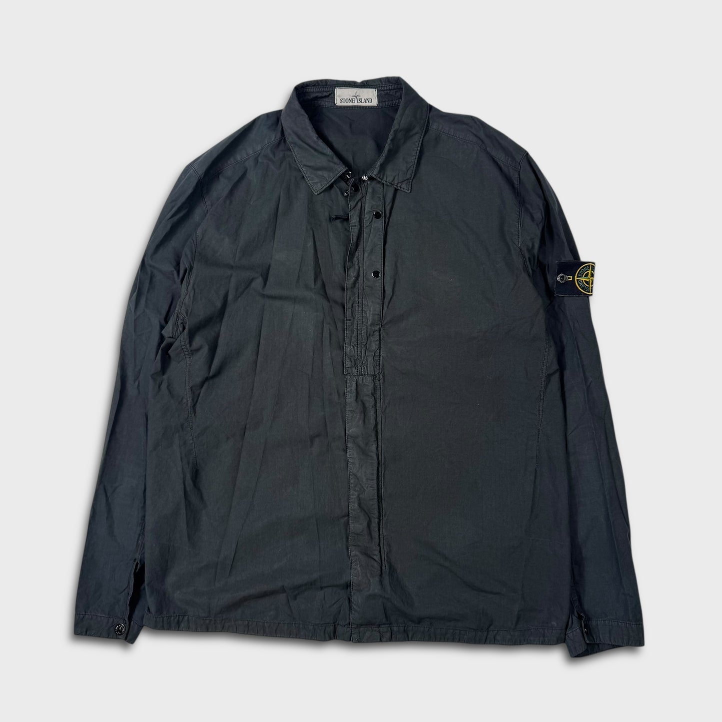 Stone Island Black Tela Overshirt XL