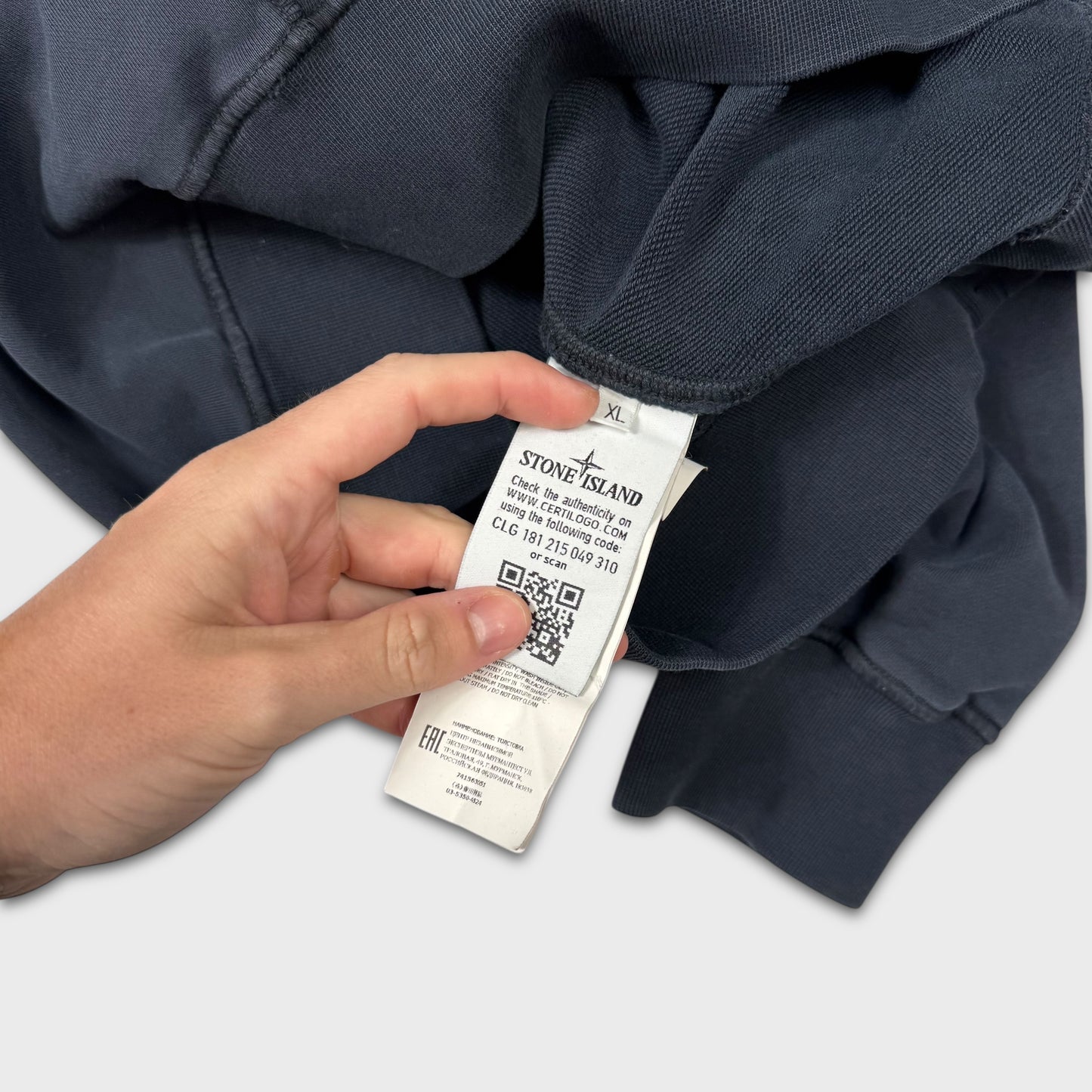 Stone Island Navy Crewneck Sweatshirt XL