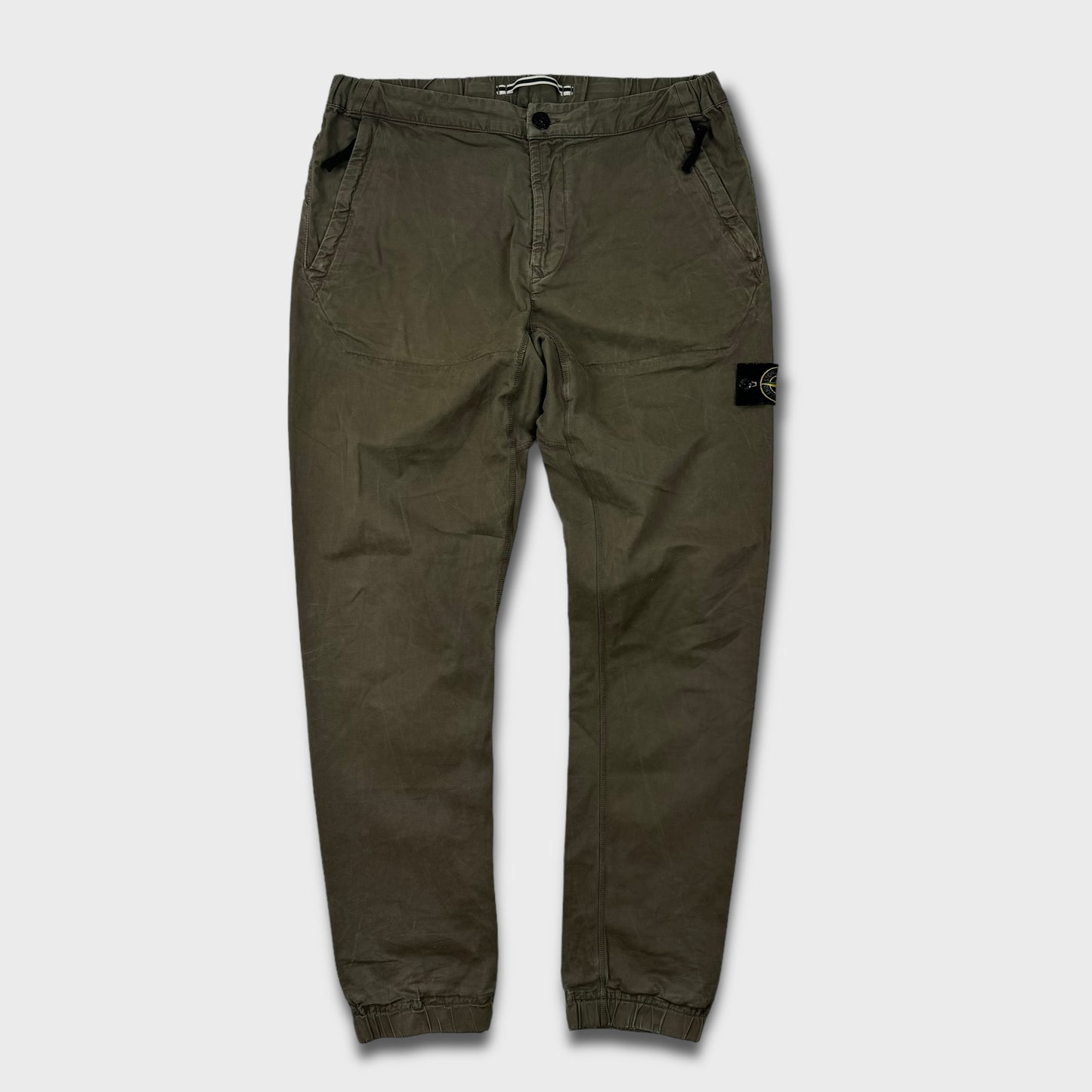 Stone Island Olive Cargo Pants L