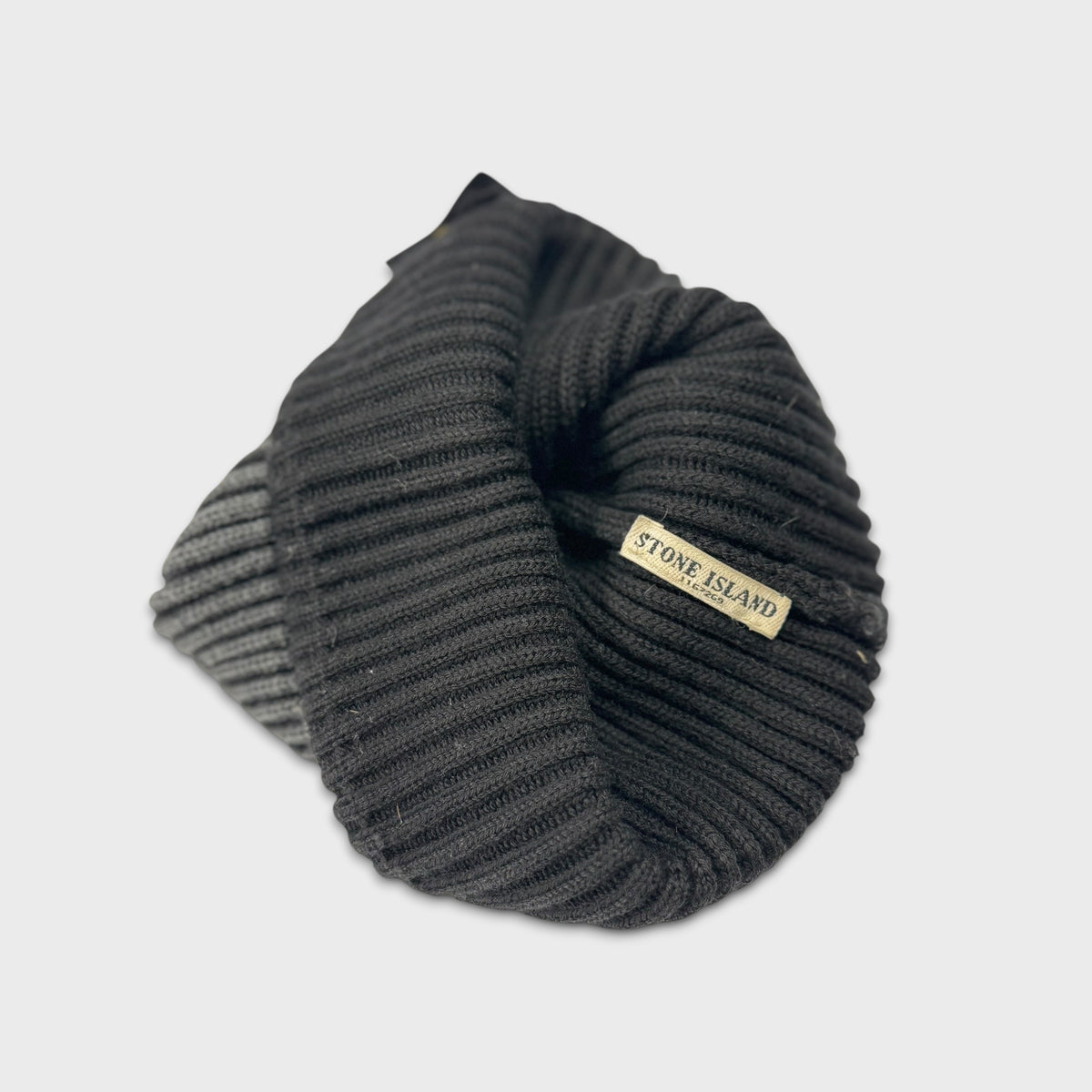 Stone Island Two-Tone Badge Beanie OS