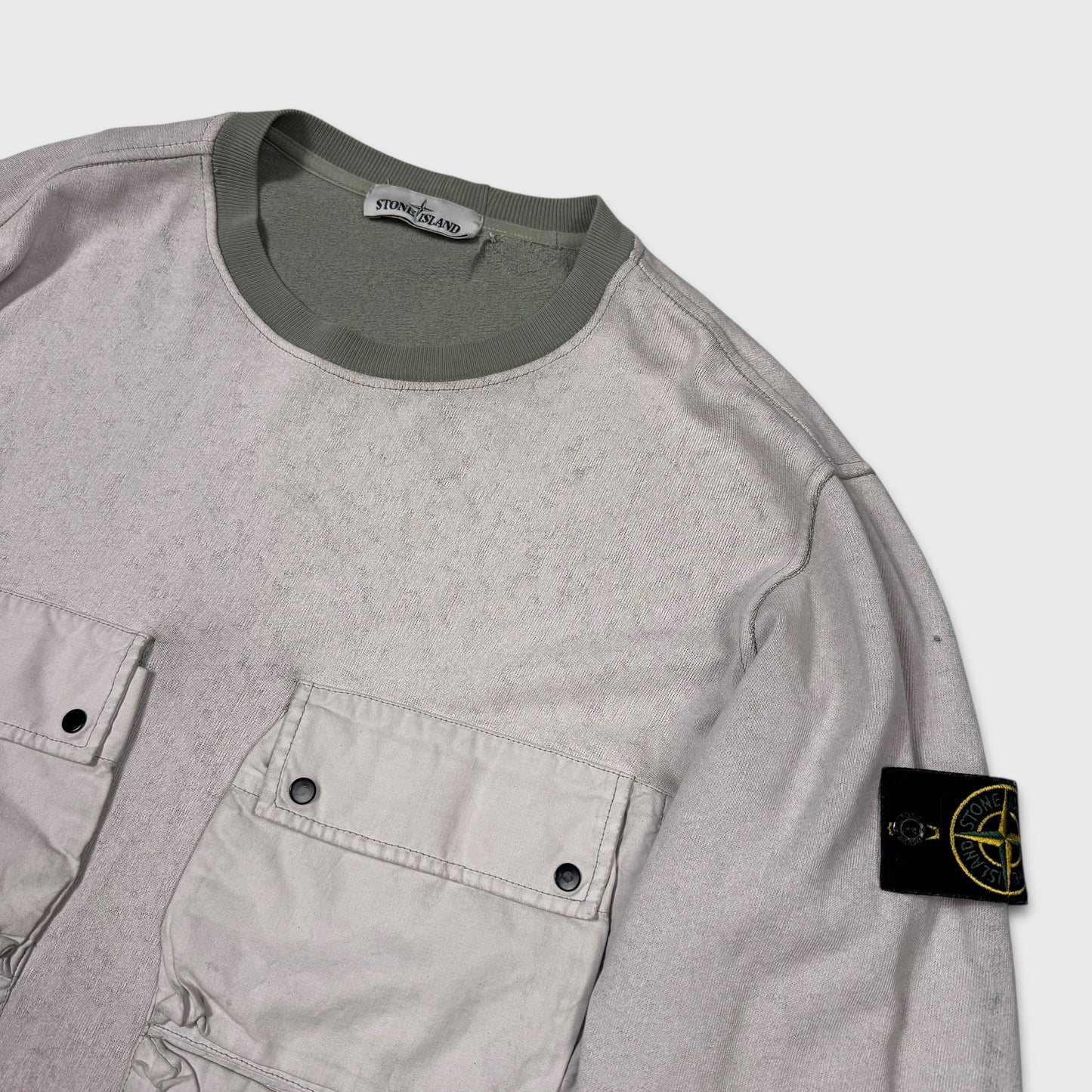 Stone Island Tela Placatta Crewneck L