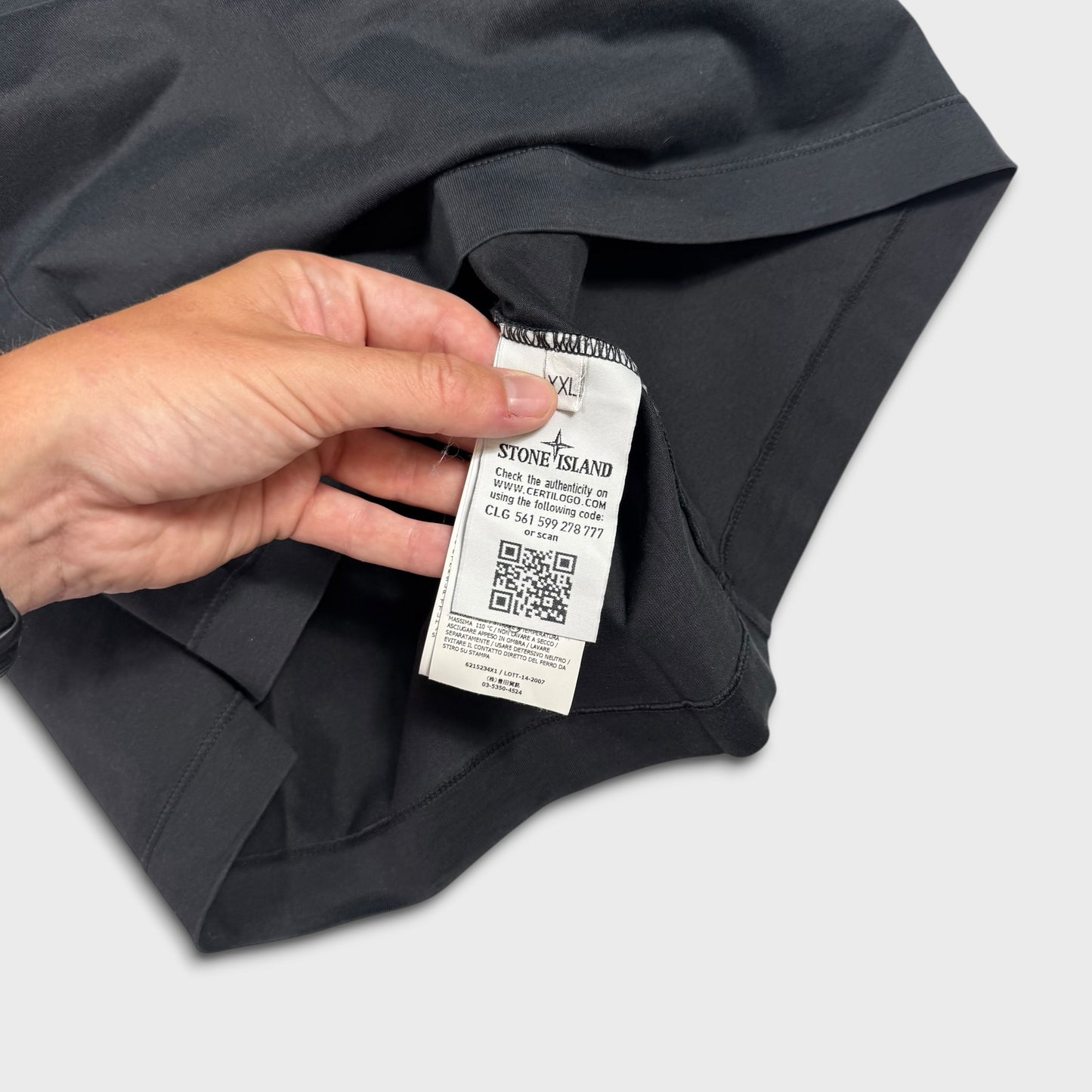 Stone Island Marina Black T-Shirt XXL