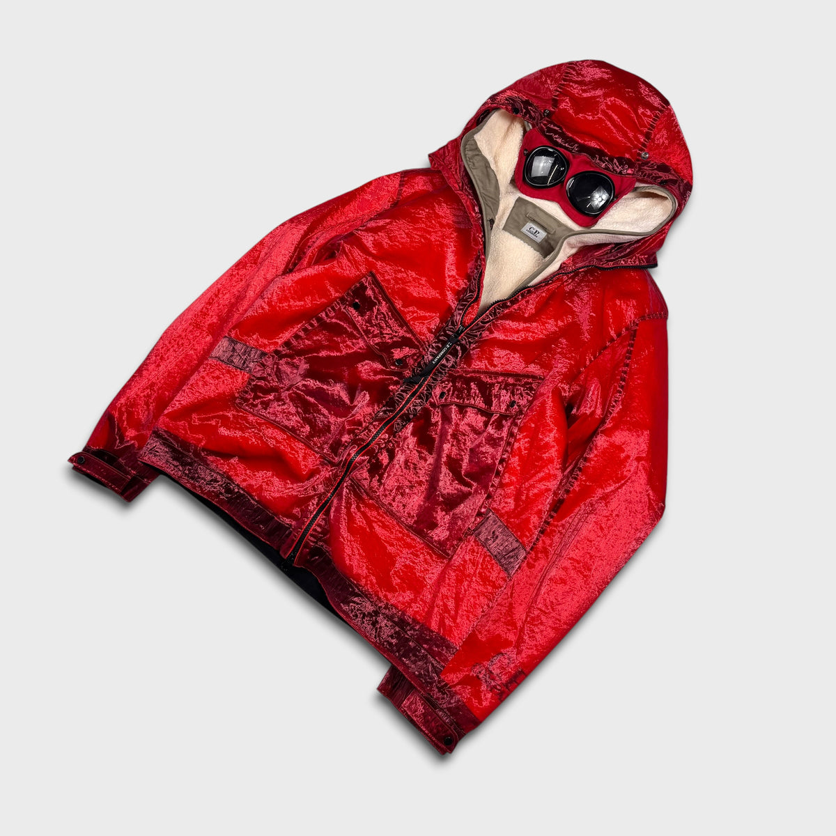 CP Company Kan-D Shearling Layer Goggle Jacket L