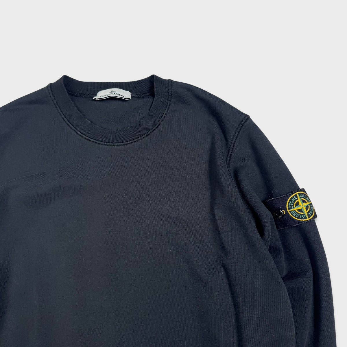 Stone Island Black Crewneck Sweatshirt XL