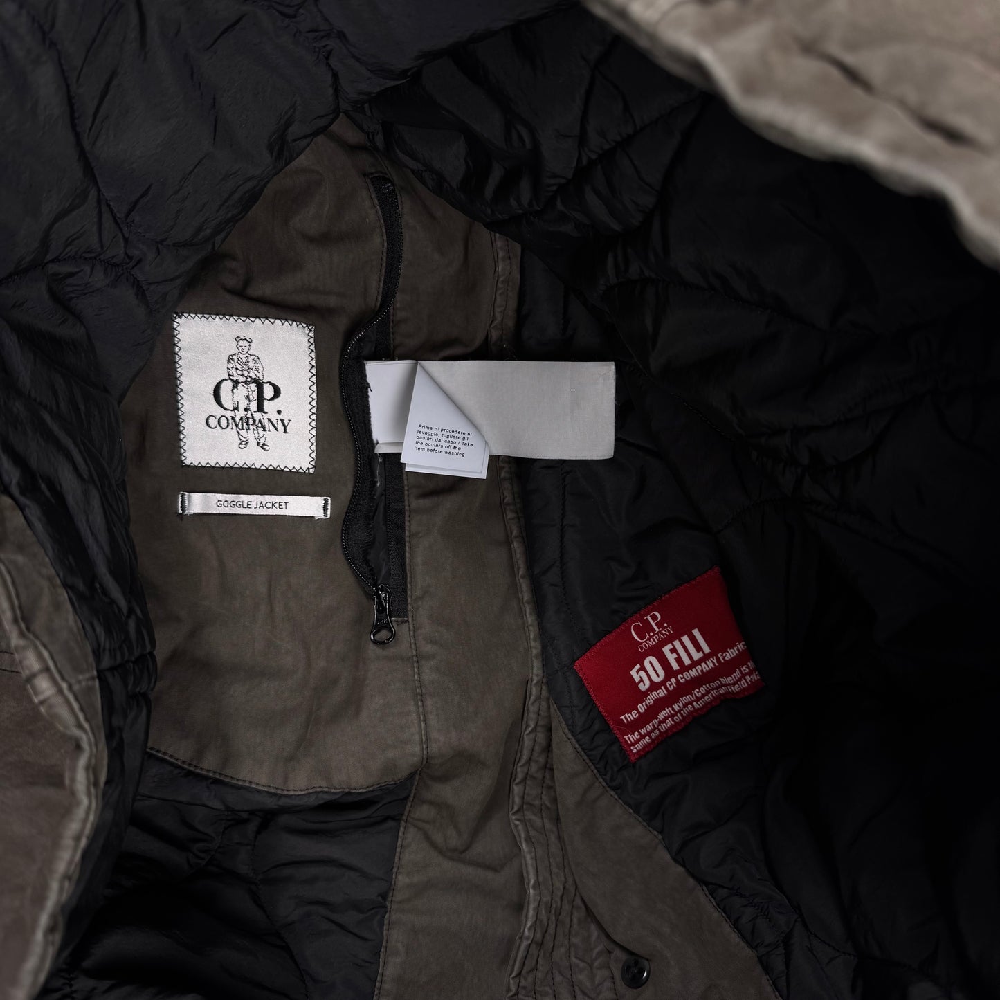 CP Company 50-Fili Watchviewer Goggle Hood Jacket L