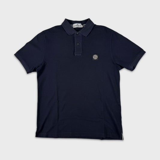Stone Island Navy Polo Shirt L