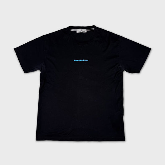Stone Island Black Graphic T-Shirt L