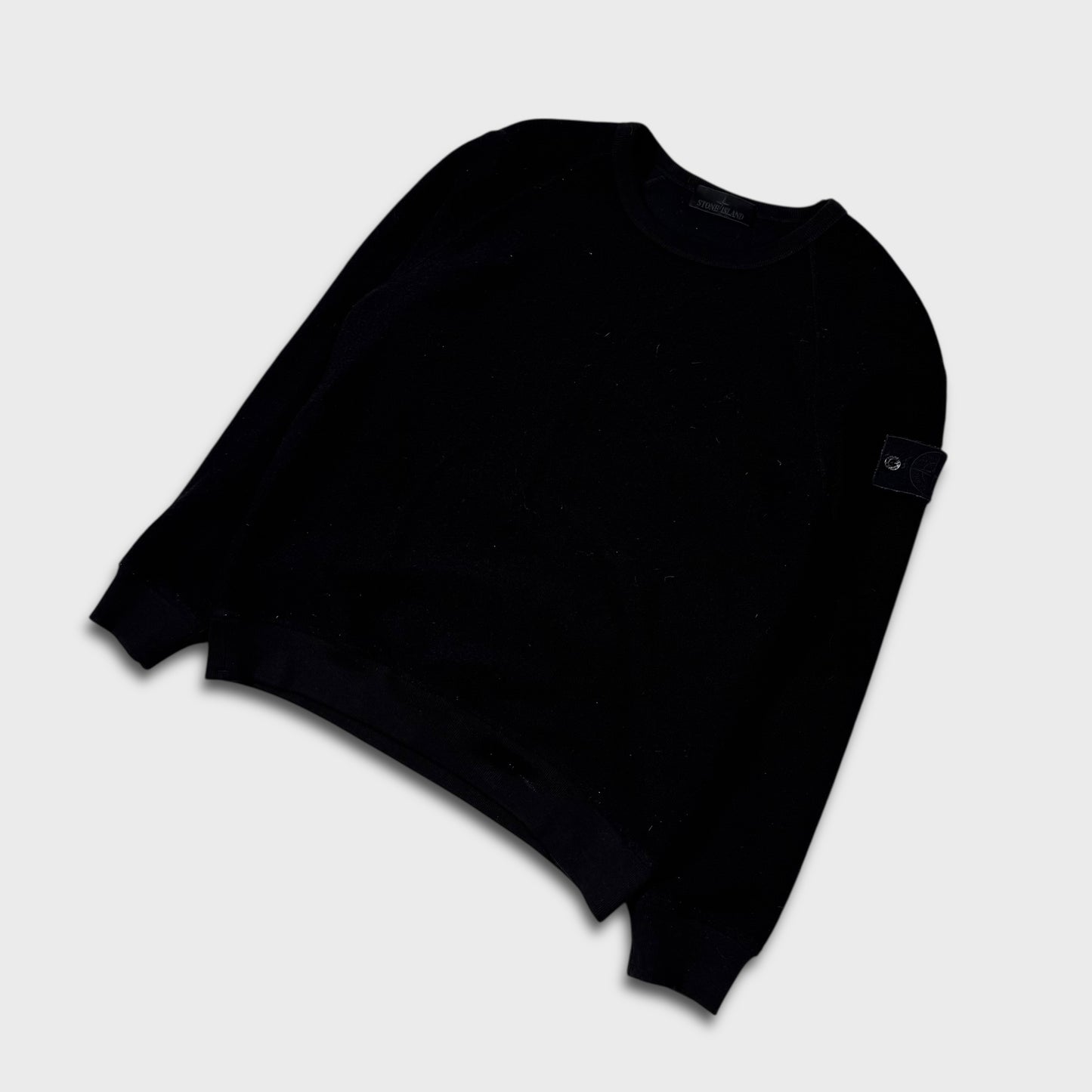 Stone Island Black Ghost Knit Jumper M
