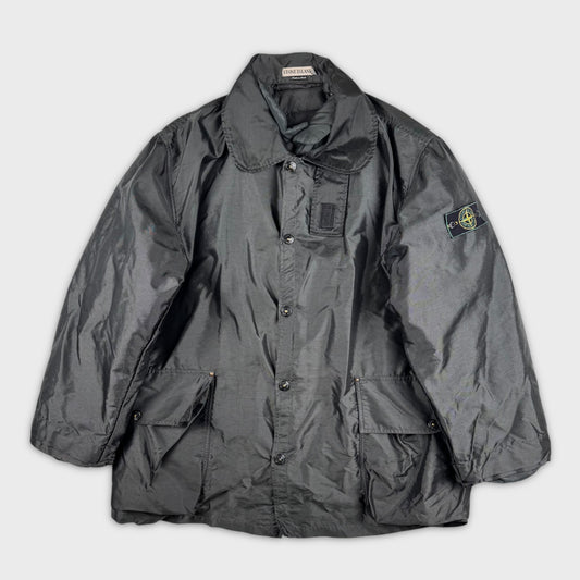 Stone Island 1995 Formula Steel Jacket w/ Liner + Green Edge XL