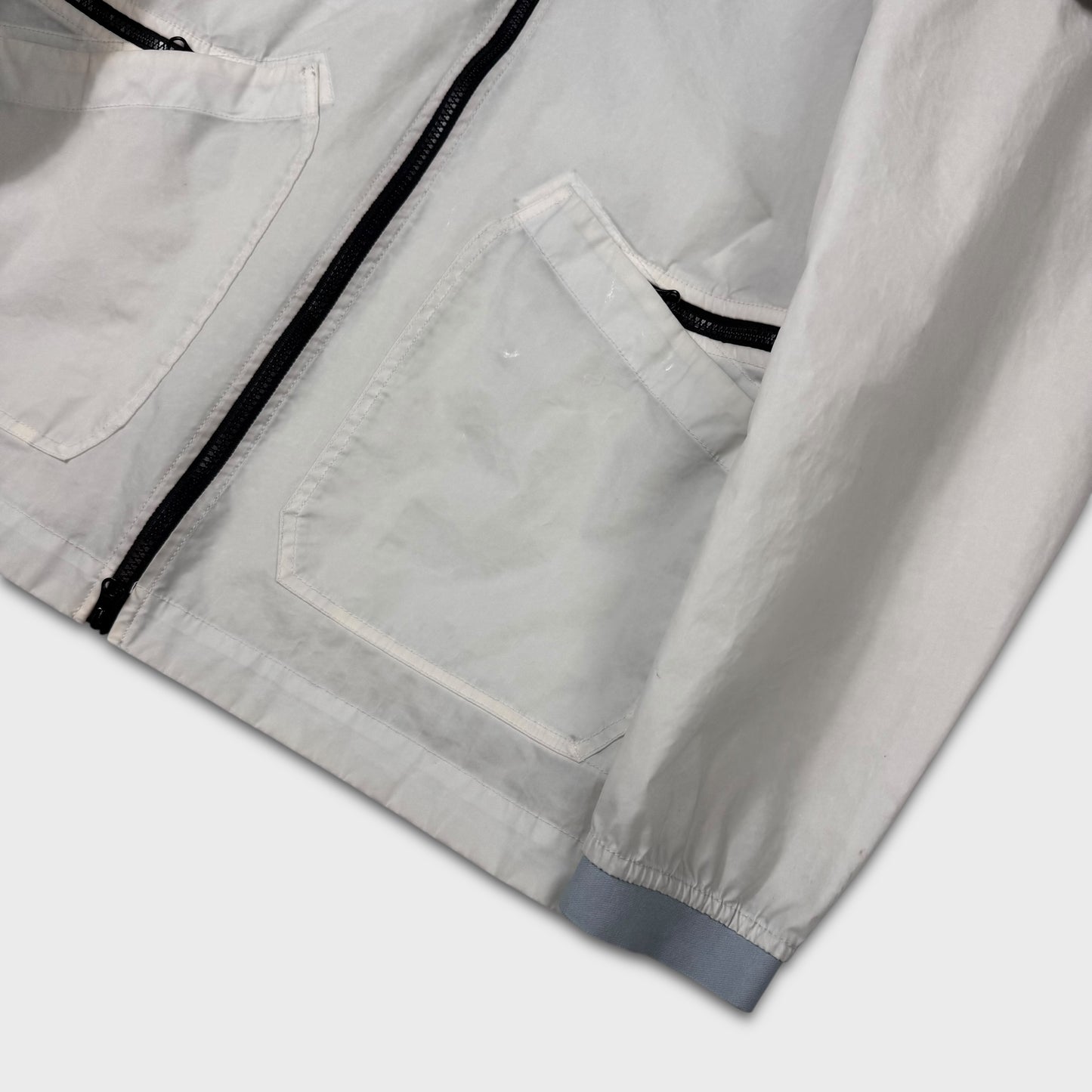 Stone Island Aggressive Gommato Hooded Jacket M