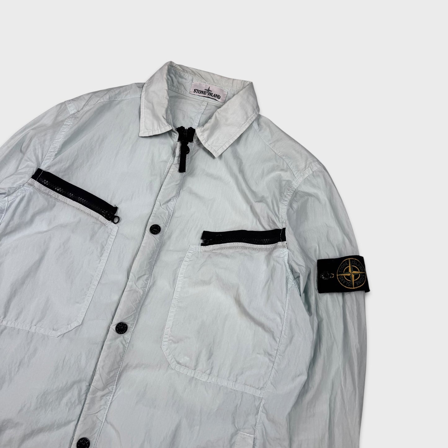 Stone Island Ice Blue Tela Overshirt M