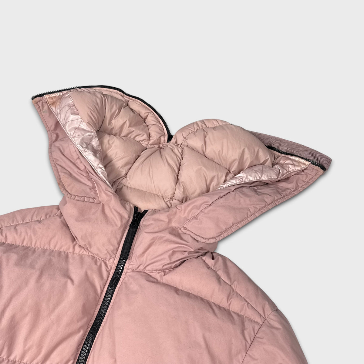 Stone Island Baby Pink Naslan Light Watro Down TC Puffer Jacket L