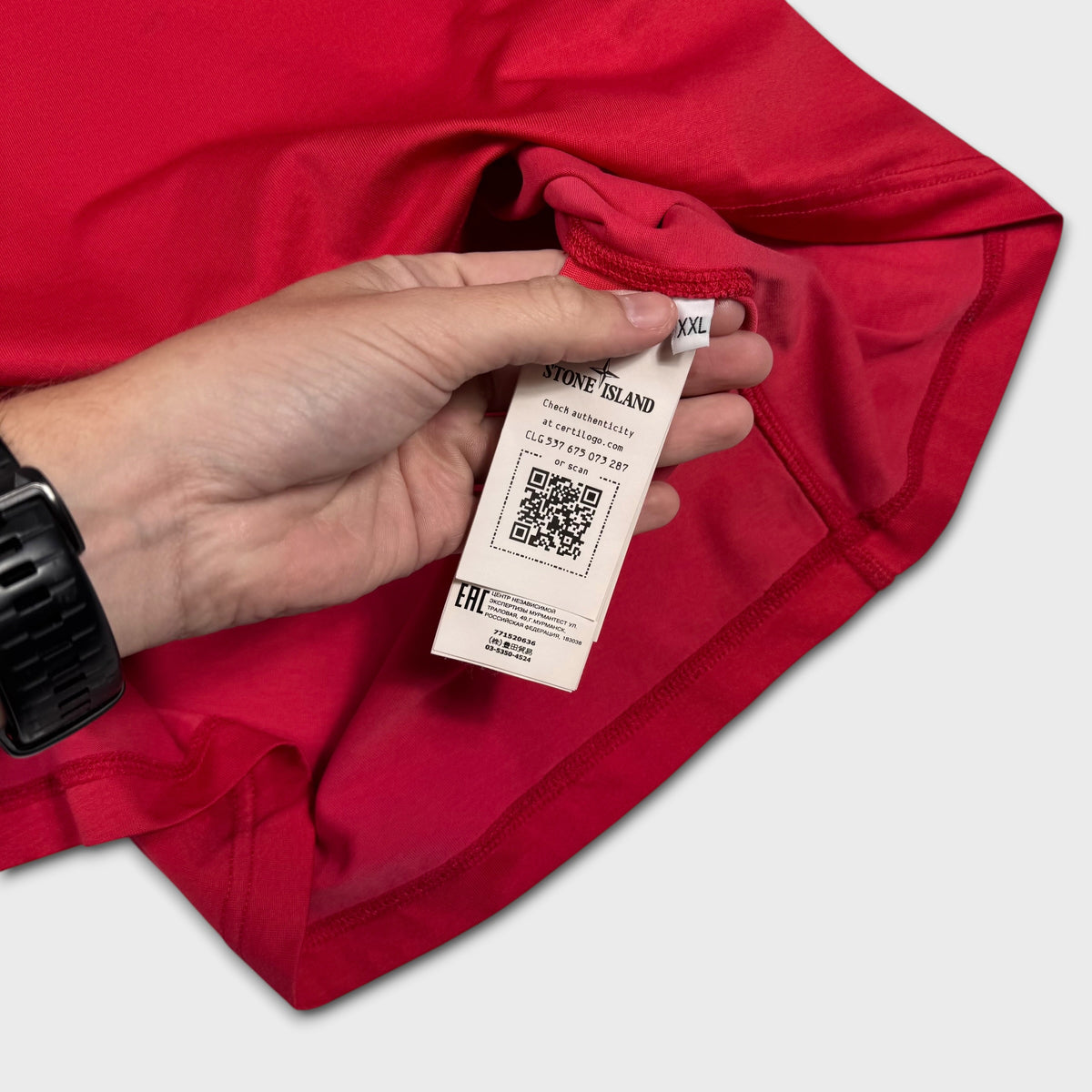 Stone Island Red T-Shirt XXL
