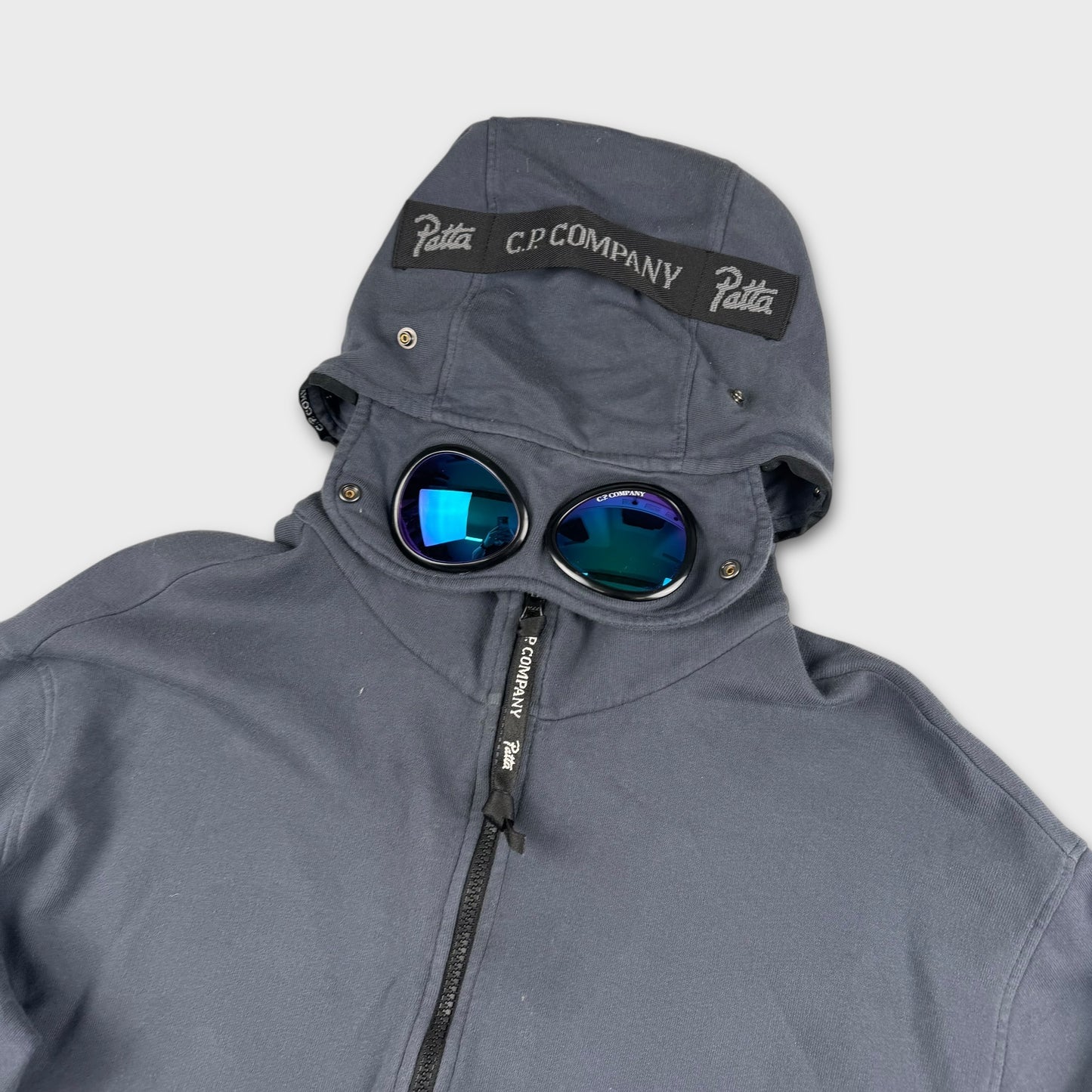 CP Company x Patta Full Zip Goggle Hoodie Sweatshirt XL