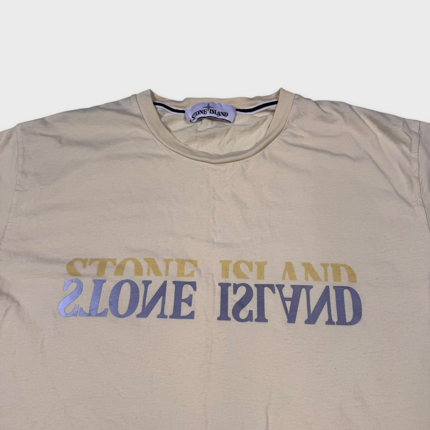 Stone Island Yellow Reflective T-Shirt M