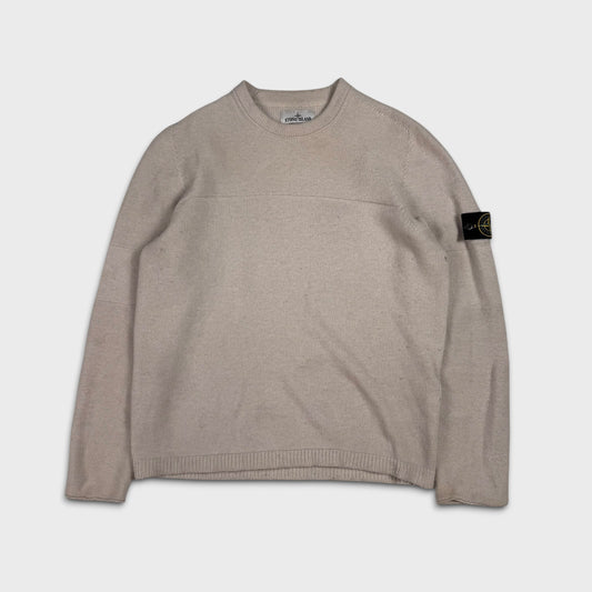 Stone Island Beige Knit Jumper L