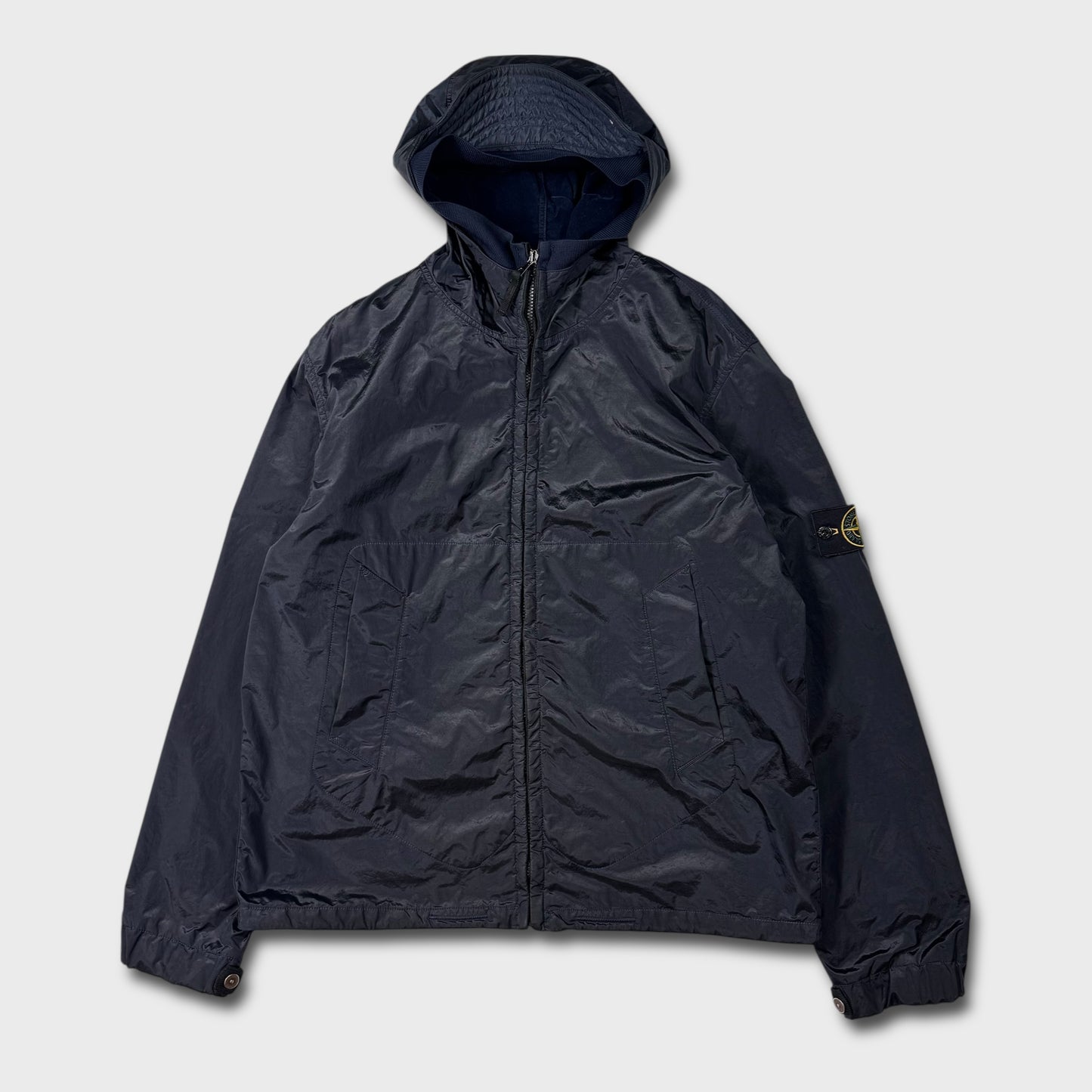 Stone Island 2008 Nylon Shimmer Flock Jacket XL