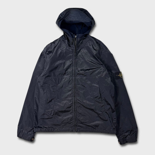 Stone Island 2008 Nylon Shimmer Flock Jacket XL