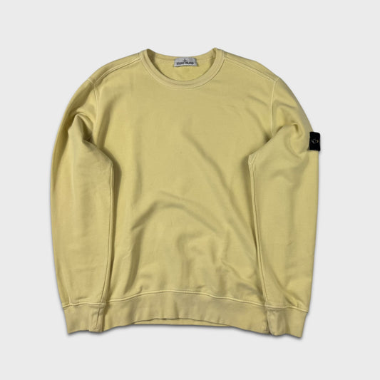Stone Island Yellow Crewneck Sweatshirt XL