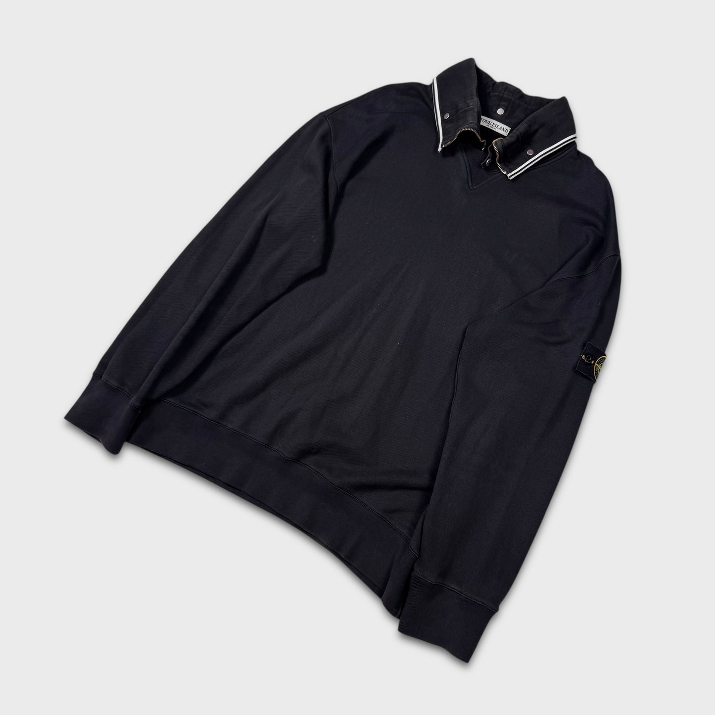 Stone Island Black Collar Sweatshirt 3XL