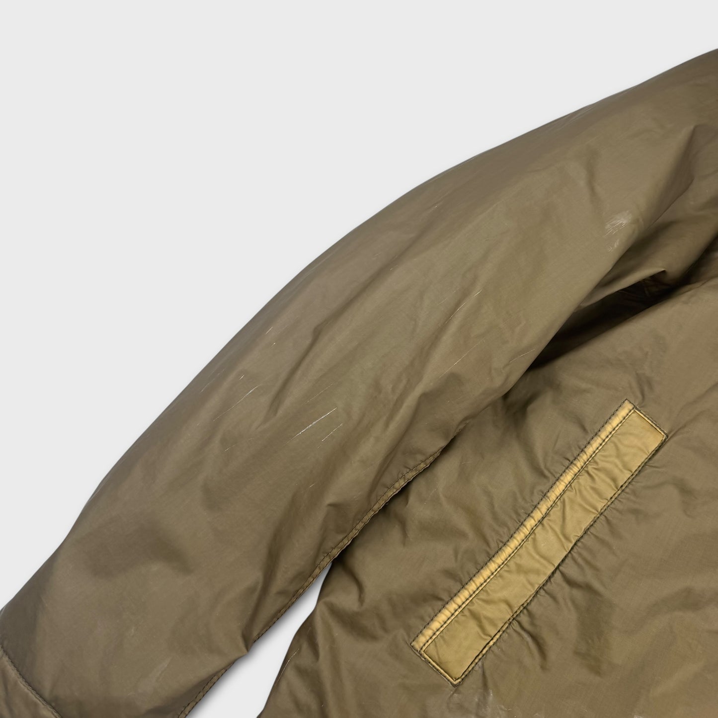 Stone Island Olive Mussola Gommata Flight Jacket XXL