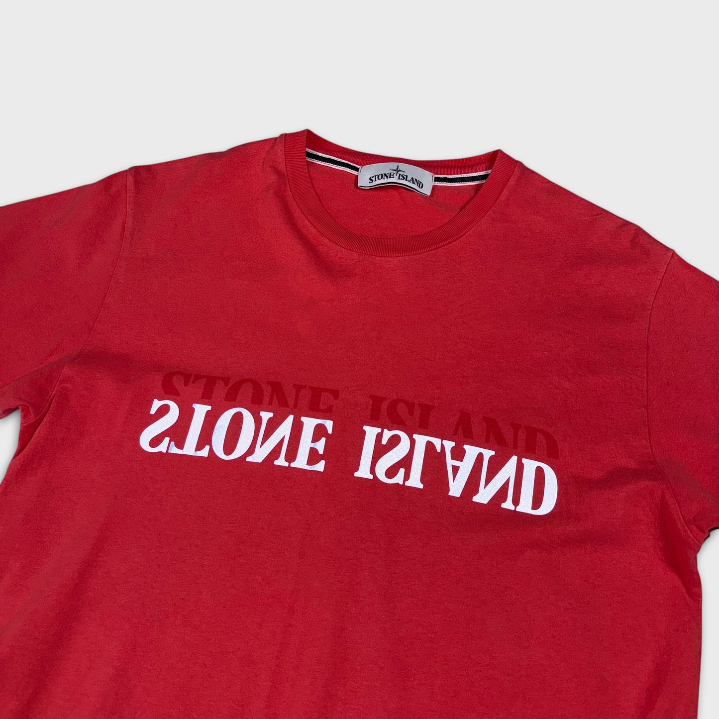 Stone Island Red Reflective T-Shirt S