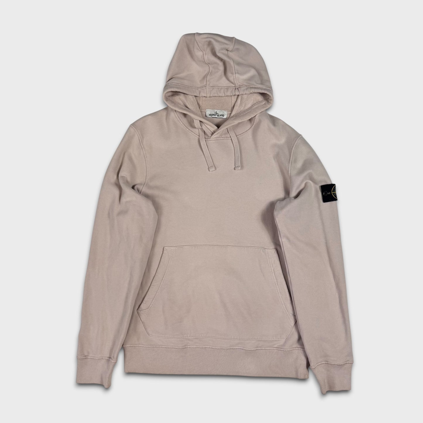 Stone Island Beige Pullover Hoodie L
