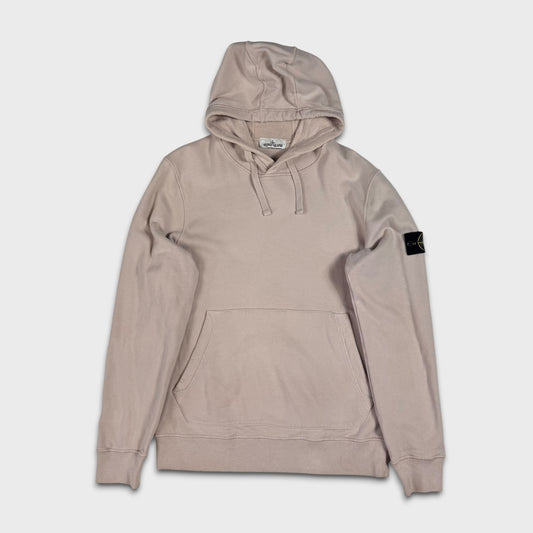 Stone Island Beige Pullover Hoodie L
