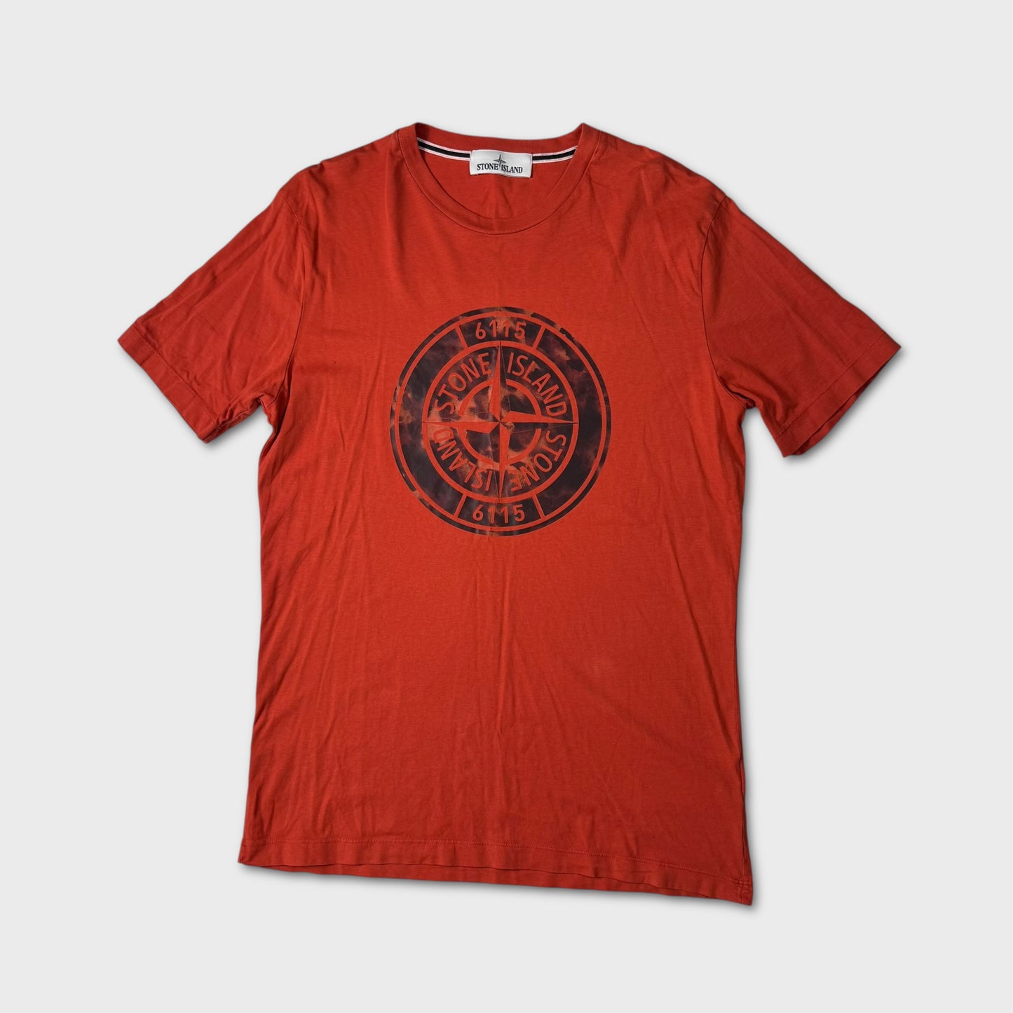 Stone Island Compass Logo Graphic T-Shirt L