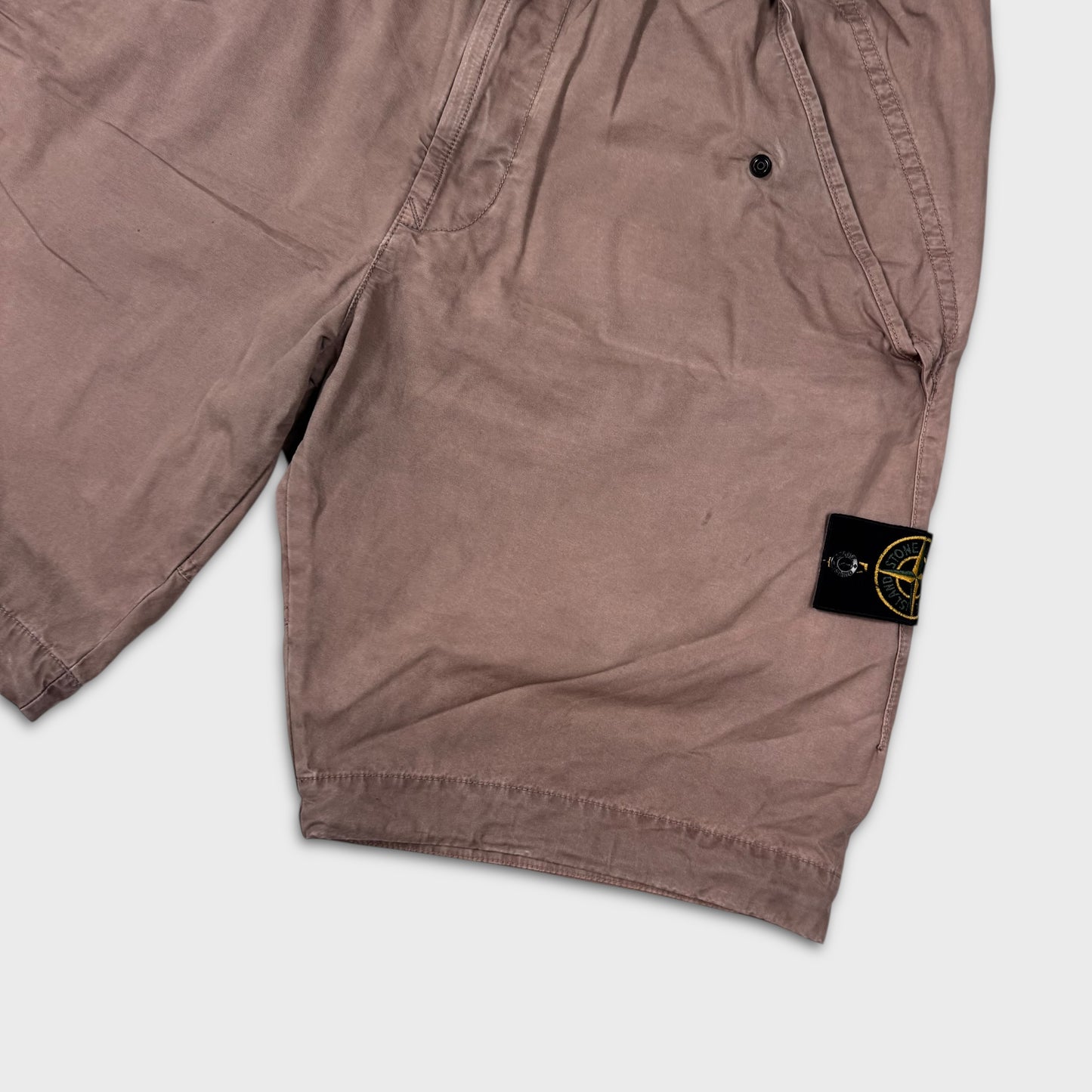 Stone Island Beige Cargo Shorts W36