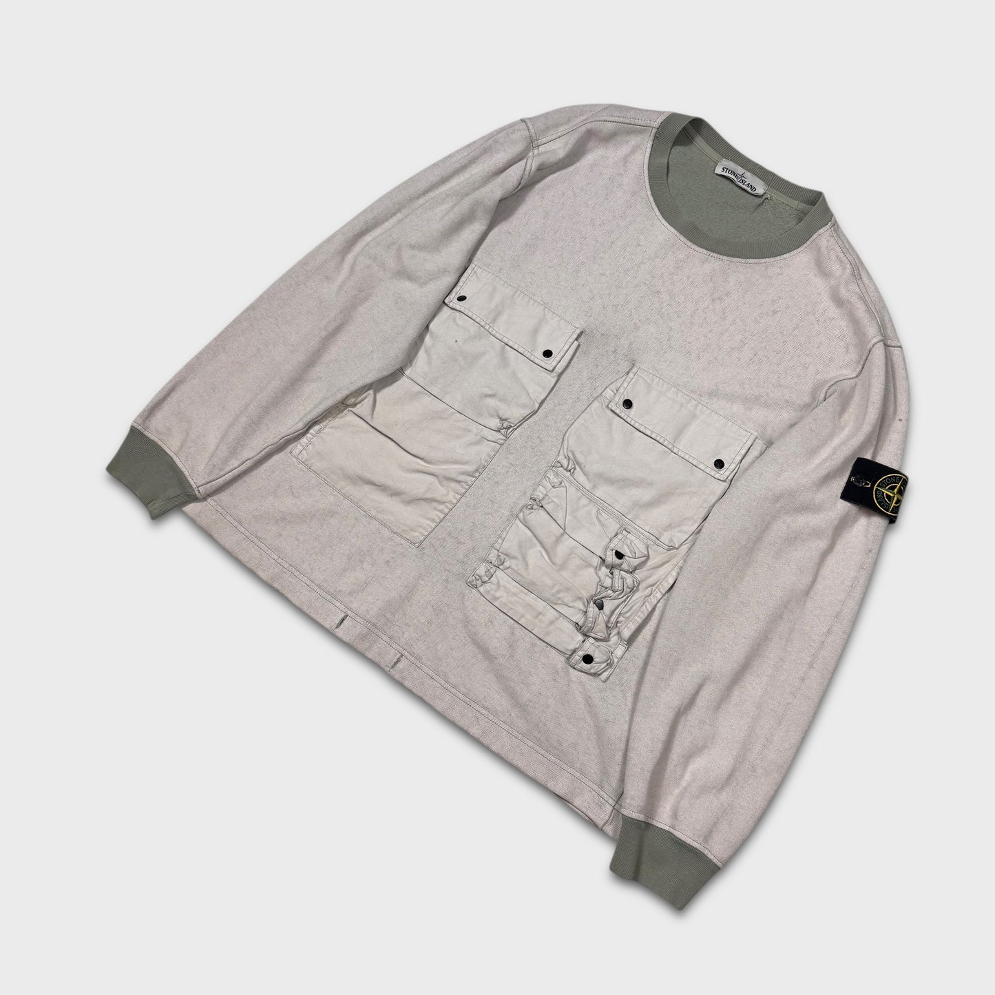 Stone Island Tela Placatta Crewneck L
