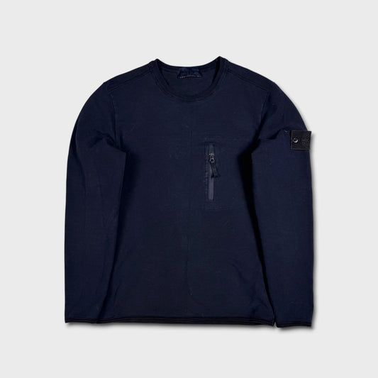 Stone Island Navy Ghost Crewneck M