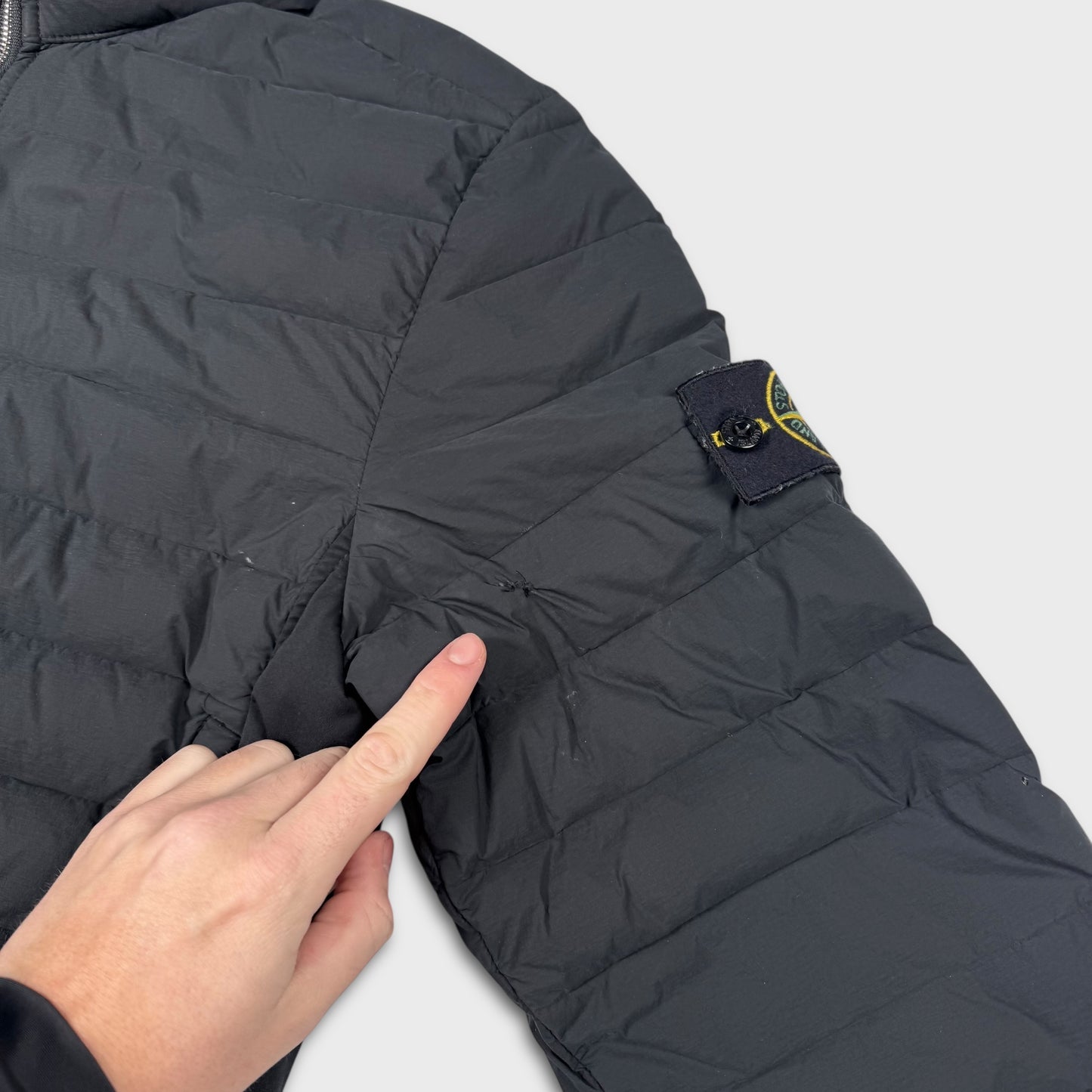 Stone Island Loom Woven Down Chambers Jacket S