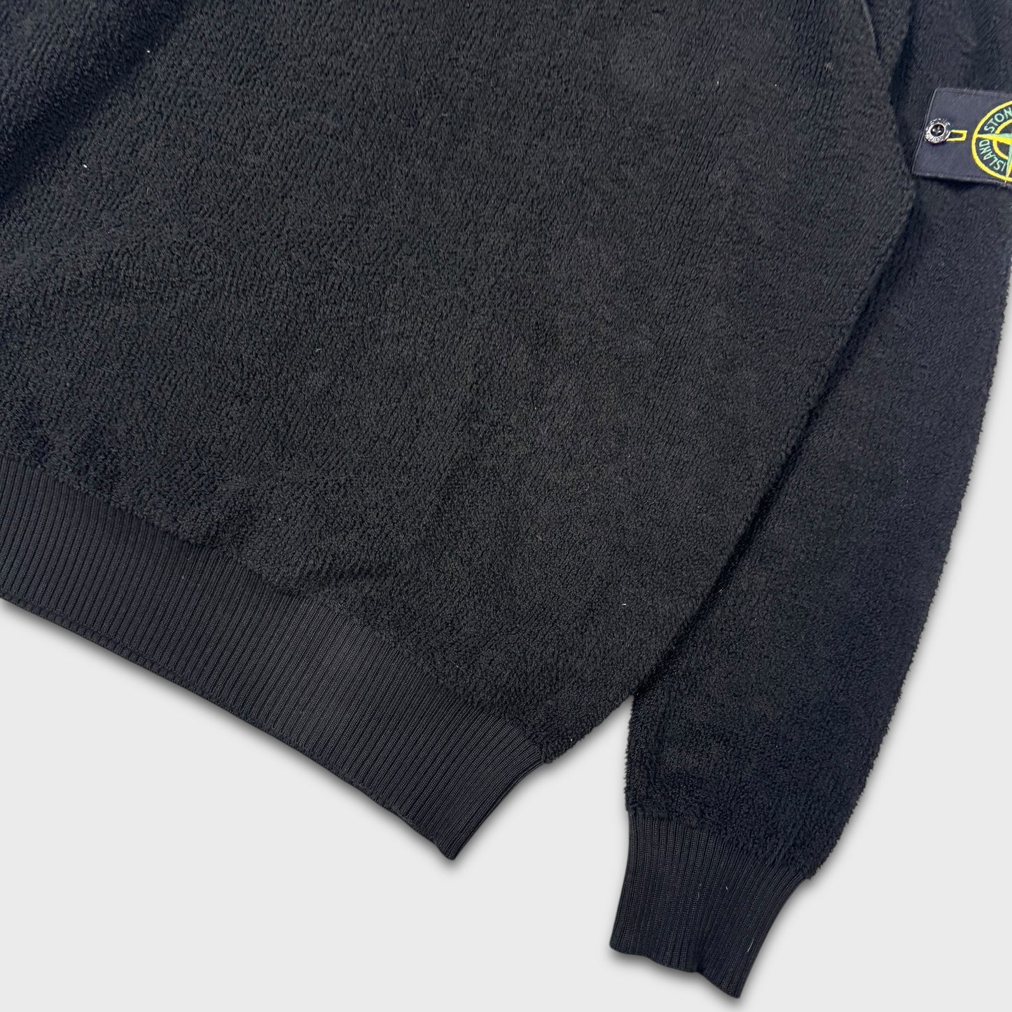 Stone Island Pile Fleece Smock Hoodie L