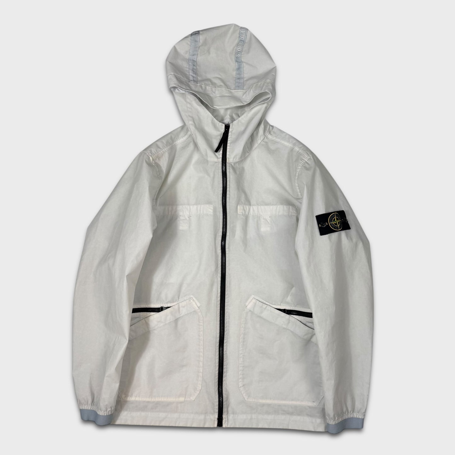 Stone Island Aggressive Gommato Hooded Jacket M