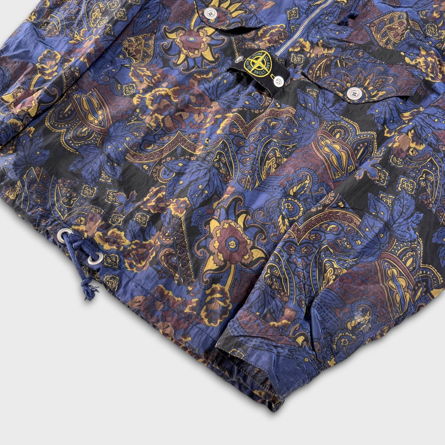 Stone Island x Supreme Paisley Nylon Metal 5C Anorak Jacket M