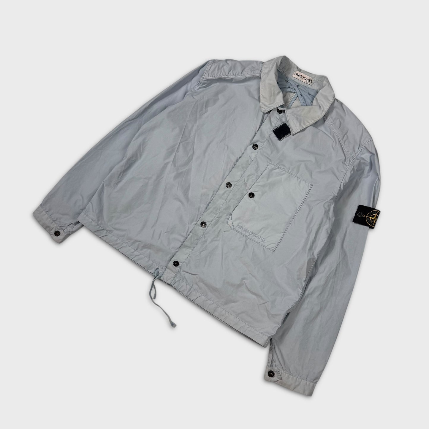 Stone Island 2000’s Baby Blue Coach Jacket L