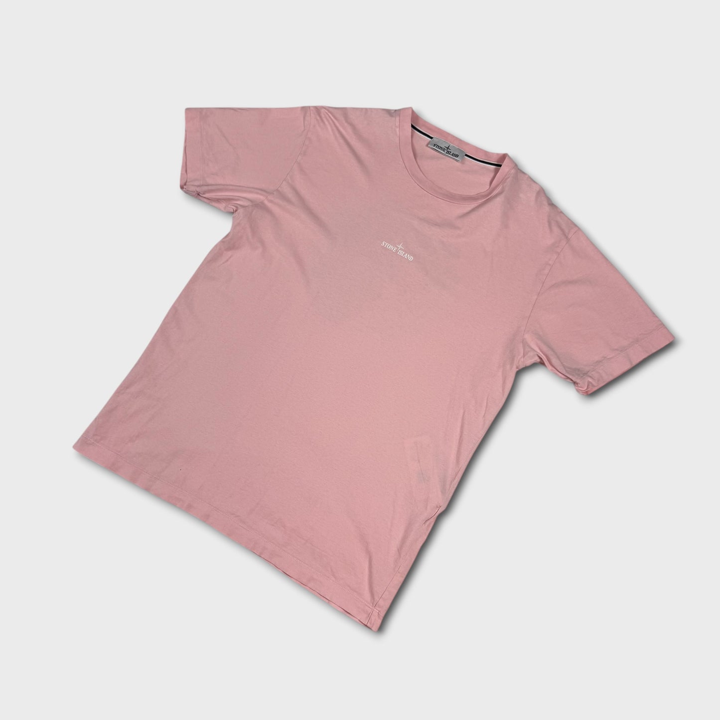 Stone Island Pink Compass Graphic T-Shirt XL