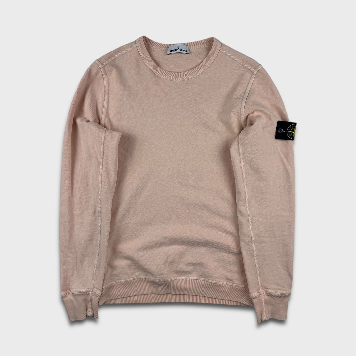 Stone Island Peach Crewneck Sweatshirt M