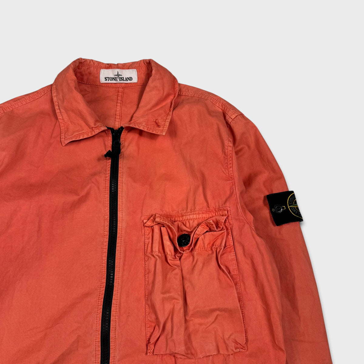 Stone Island Coral Full Zip Overshirt S