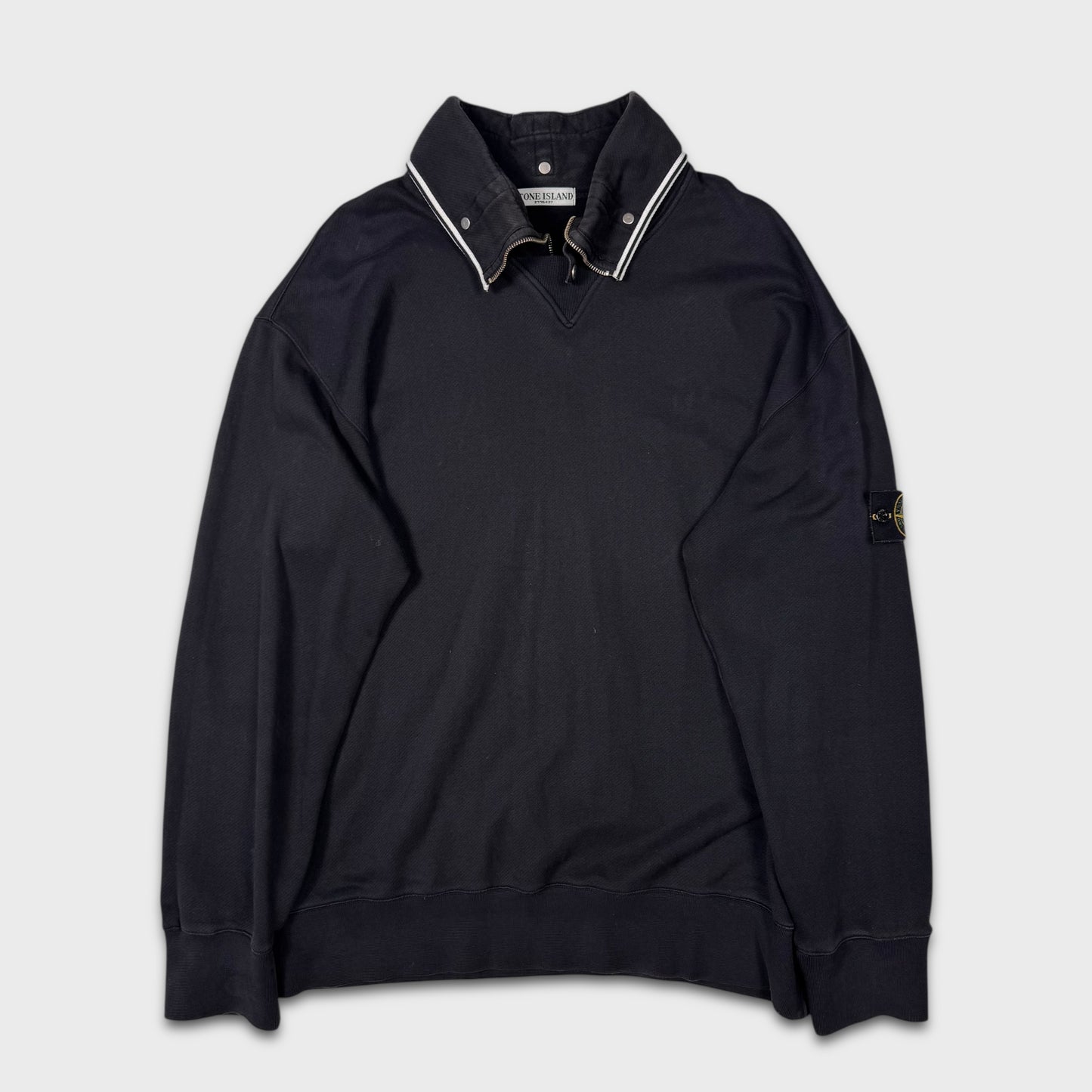 Stone Island Black Collar Sweatshirt 3XL