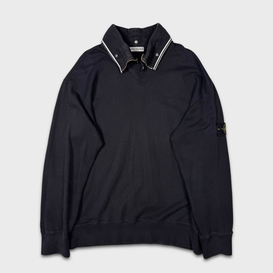 Stone Island Black Collar Sweatshirt 3XL